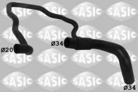 Патрубок радіатора системи охолодження двигуна Sasic 3406211