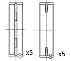 Подшипник коленвала Fai bm1026std