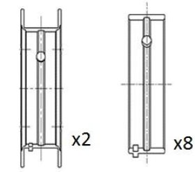 Подшипник коленвала Fai bm1037std