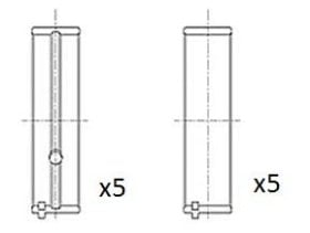 Подшипник коленвала Fai bm1038std