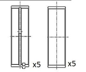 Подшипник коленвала Fai bm1023std