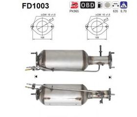 Сажевый фильтр AS FD1003