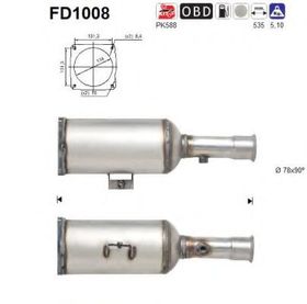 Сажевый фильтр AS FD1008