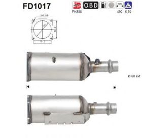 Сажевый фильтр AS FD1017