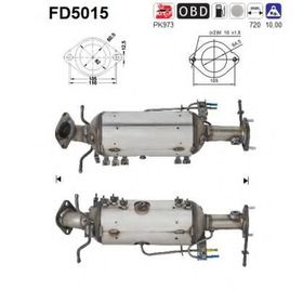 Сажовий фільтр AS FD5015