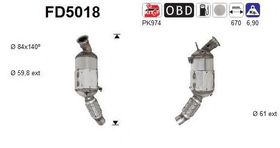 Сажевый фильтр AS FD5018