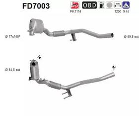 Сажевый фильтр AS fd7003