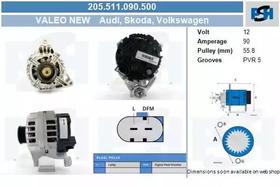 Генератор CV PSH 205511090500
