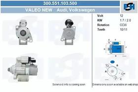 Стартер CV PSH 300551103500