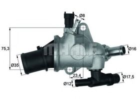 Термостат Mahle TI 142 83
