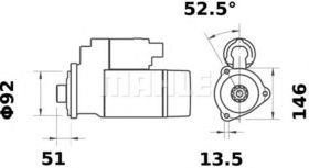 Стартер Mahle MS 425