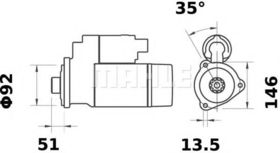 Стартер Mahle MS 212
