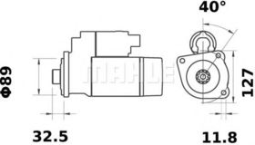 Стартер Mahle MS 147