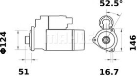 Стартер Mahle MS 144