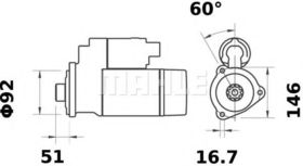 Стартер Mahle MS 76