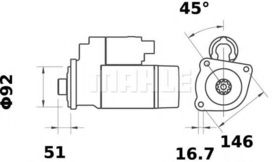 Стартер Mahle MS 46