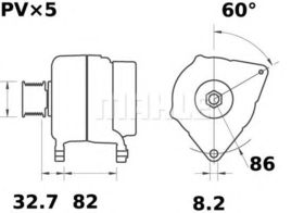 Генератор Mahle MG 231