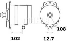 Генератор Mahle MG 78