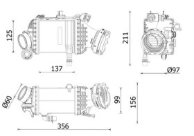 Интеркулер Mahle ci659000p