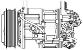 Компрессор кондиционера Mahle acp599000p