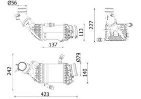Интеркулер Mahle ci658000p