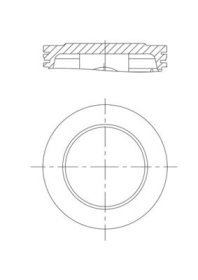 Поршень двигуна Mahle 013pi00138000