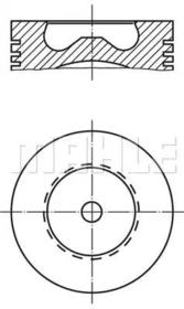 Поршень двигателя Mahle 061pi00127000