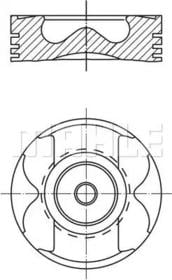 Поршень двигуна Mahle 021pi00113002