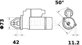 Стартер Mahle MS 172