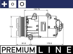 Компресор кондиціонера Mahle acp1331000p