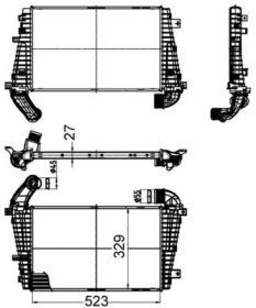 Интеркулер Mahle ci511000s