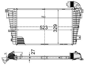 Интеркулер Mahle ci513000s