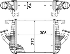 Интеркулер Mahle ci237000p