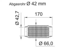 Гофра выпускной системы Ernst 464222
