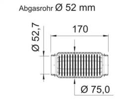 Гофра выпускной системы Ernst 464246