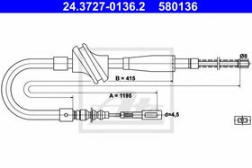 Трос ручного гальма ATE 24.3727-0136.2
