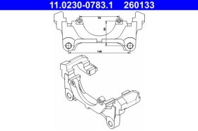 Кронштейн ATE 11023007831