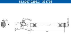 Тормозной шланг ATE 83820702963