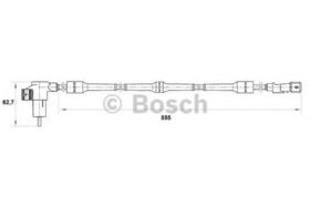Датчик ABS Bosch 0 265 006 206