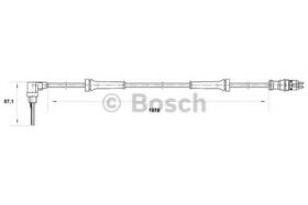Датчик ABS Bosch 0 265 007 043