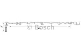 Датчик ABS Bosch 0 265 007 046