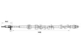 Датчик ABS Bosch 0 265 007 072