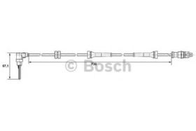 Датчик ABS Bosch 0 265 007 511