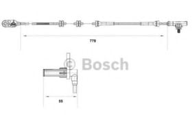 Датчик ABS Bosch 0 265 007 632