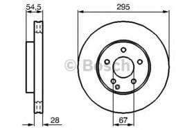 Тормозной диск Bosch 0 986 479 039