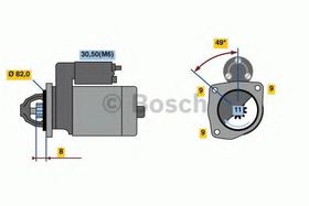 Стартер Bosch 0 001 148 003