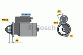 Стартер Bosch 0 986 010 110