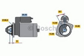 Стартер Bosch 0 986 011 290