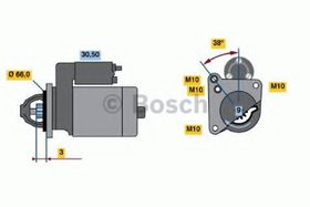 Стартер Bosch 0 986 015 010