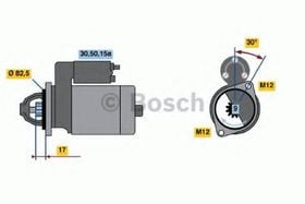 Стартер Bosch 0 986 016 330